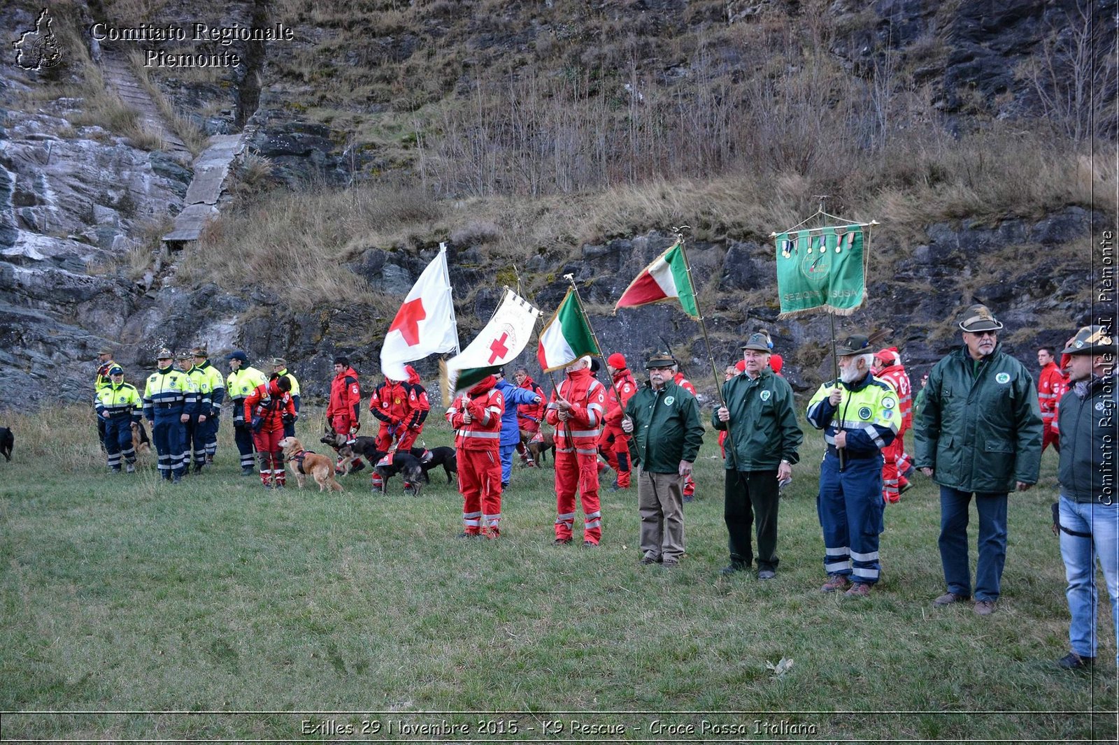 Exilles 29 Novembre 2015 - K9 Rescue - Croce Rossa Italiana- Comitato Regionale del Piemonte