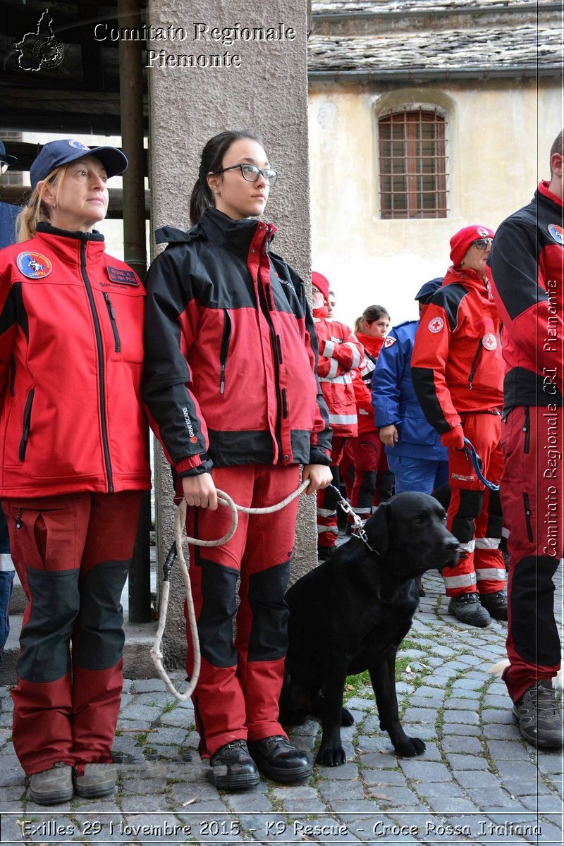 Exilles 29 Novembre 2015 - K9 Rescue - Croce Rossa Italiana- Comitato Regionale del Piemonte