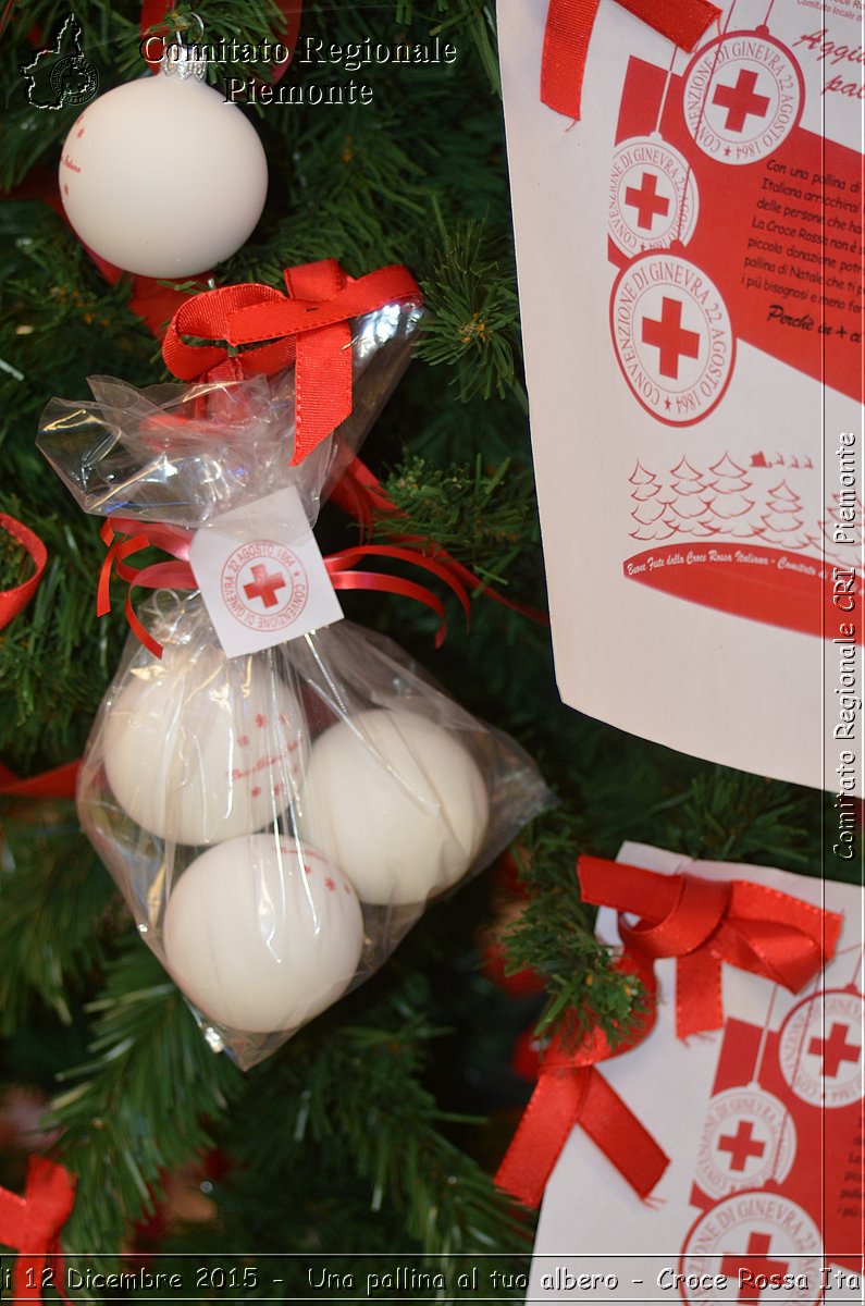 Rivoli 12 Dicembre 2015 - Una pallina al tuo albero - Croce Rossa Italiana- Comitato Regionale del Piemonte
