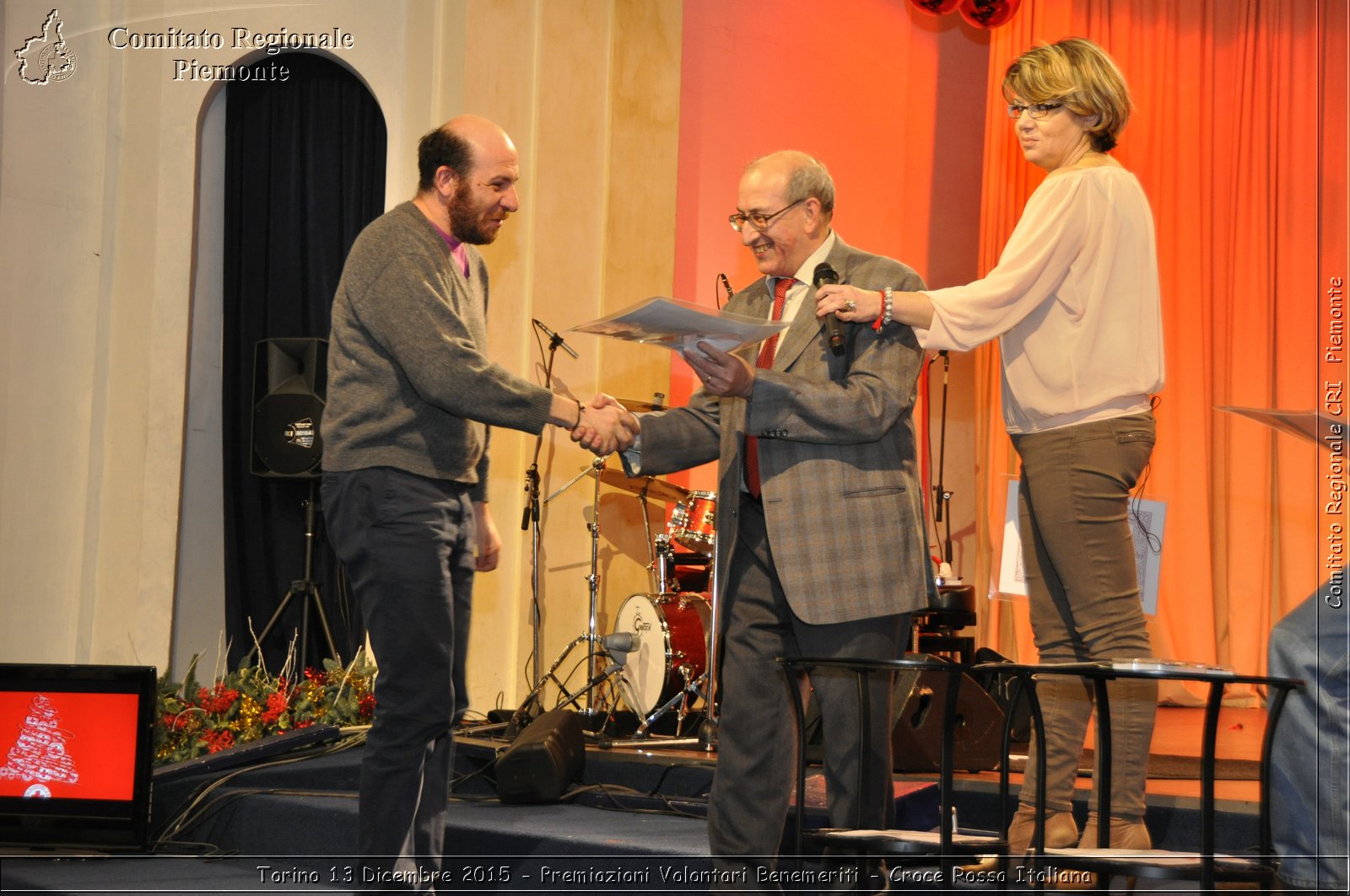 Torino 13 Dicembre 2015 - Premiazioni Volontari Benemeriti - Croce Rossa Italiana- Comitato Regionale del Piemonte