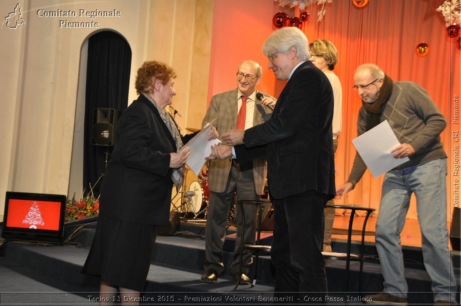 Torino 13 Dicembre 2015 - Premiazioni Volontari Benemeriti - Croce Rossa Italiana- Comitato Regionale del Piemonte