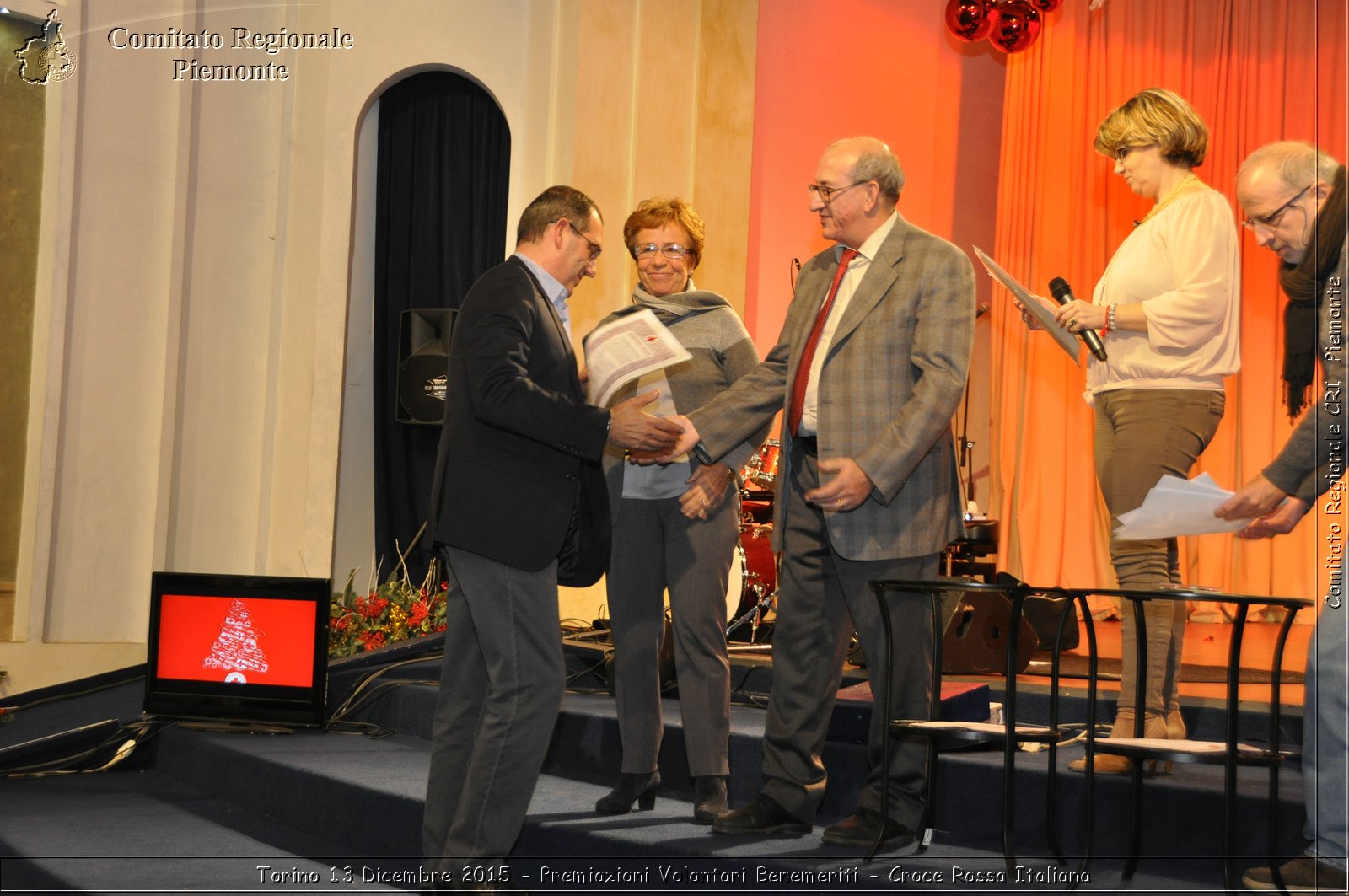 Torino 13 Dicembre 2015 - Premiazioni Volontari Benemeriti - Croce Rossa Italiana- Comitato Regionale del Piemonte