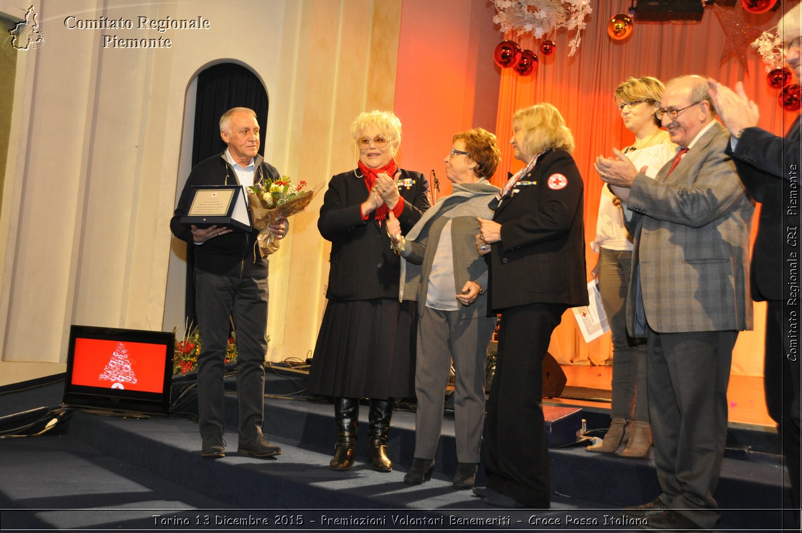 Torino 13 Dicembre 2015 - Premiazioni Volontari Benemeriti - Croce Rossa Italiana- Comitato Regionale del Piemonte