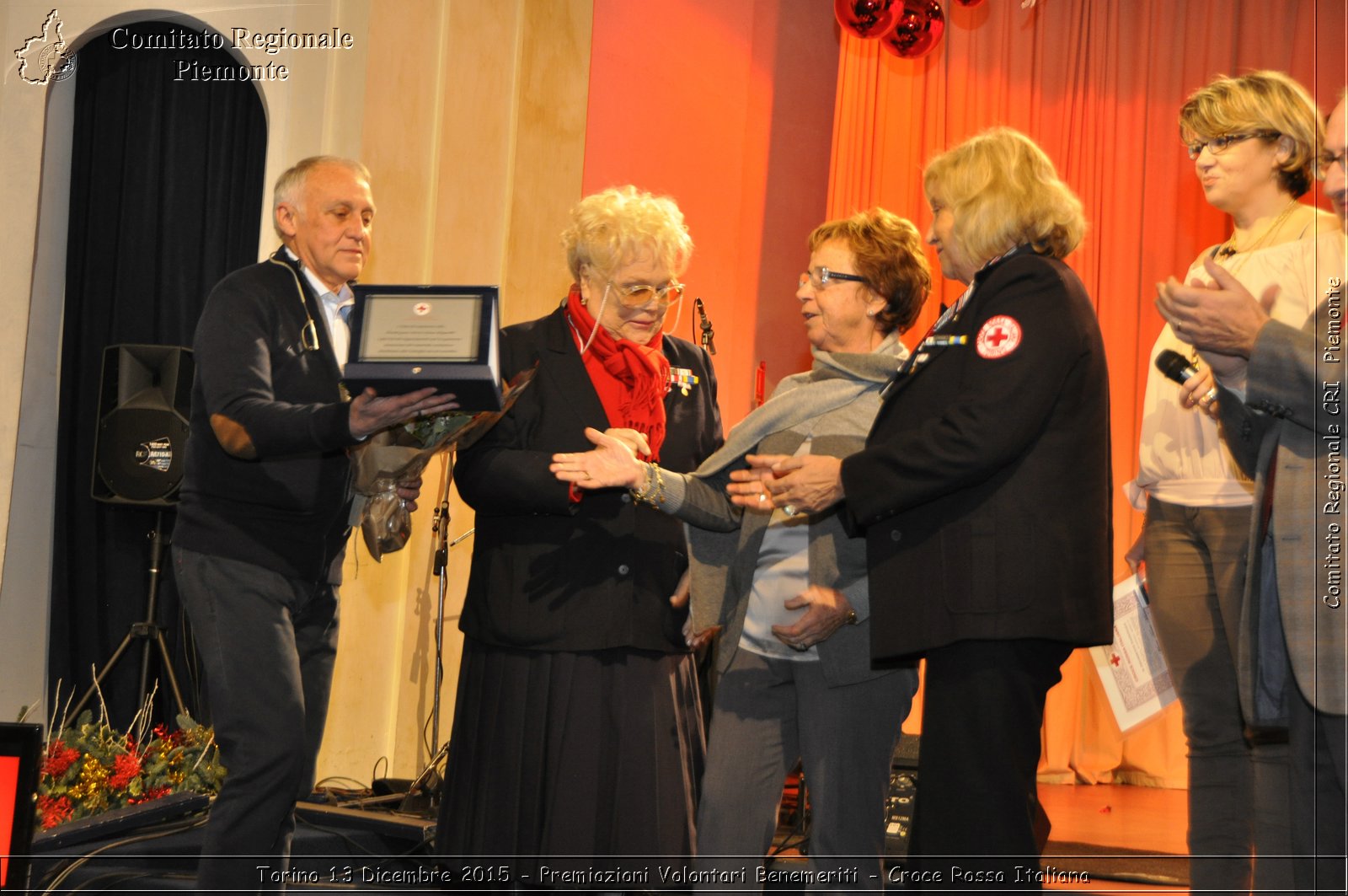 Torino 13 Dicembre 2015 - Premiazioni Volontari Benemeriti - Croce Rossa Italiana- Comitato Regionale del Piemonte