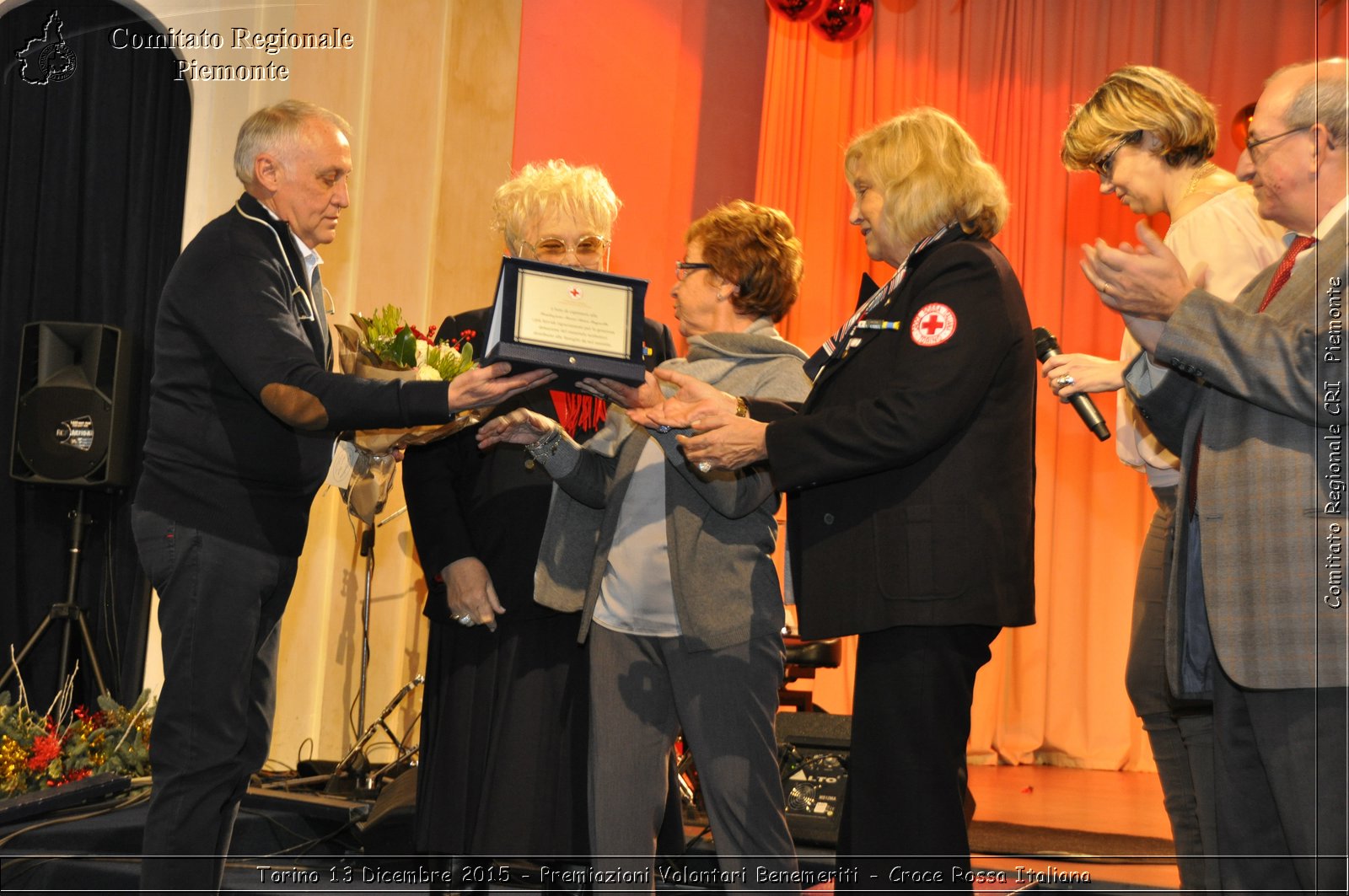 Torino 13 Dicembre 2015 - Premiazioni Volontari Benemeriti - Croce Rossa Italiana- Comitato Regionale del Piemonte