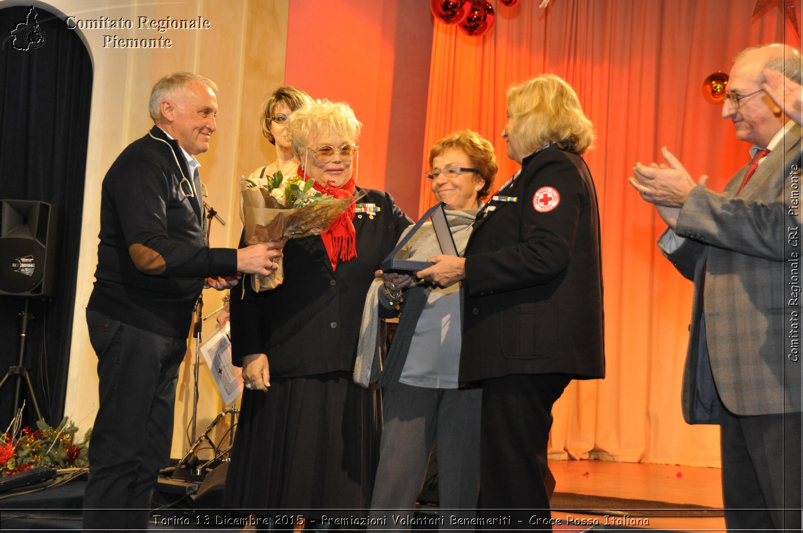 Torino 13 Dicembre 2015 - Premiazioni Volontari Benemeriti - Croce Rossa Italiana- Comitato Regionale del Piemonte