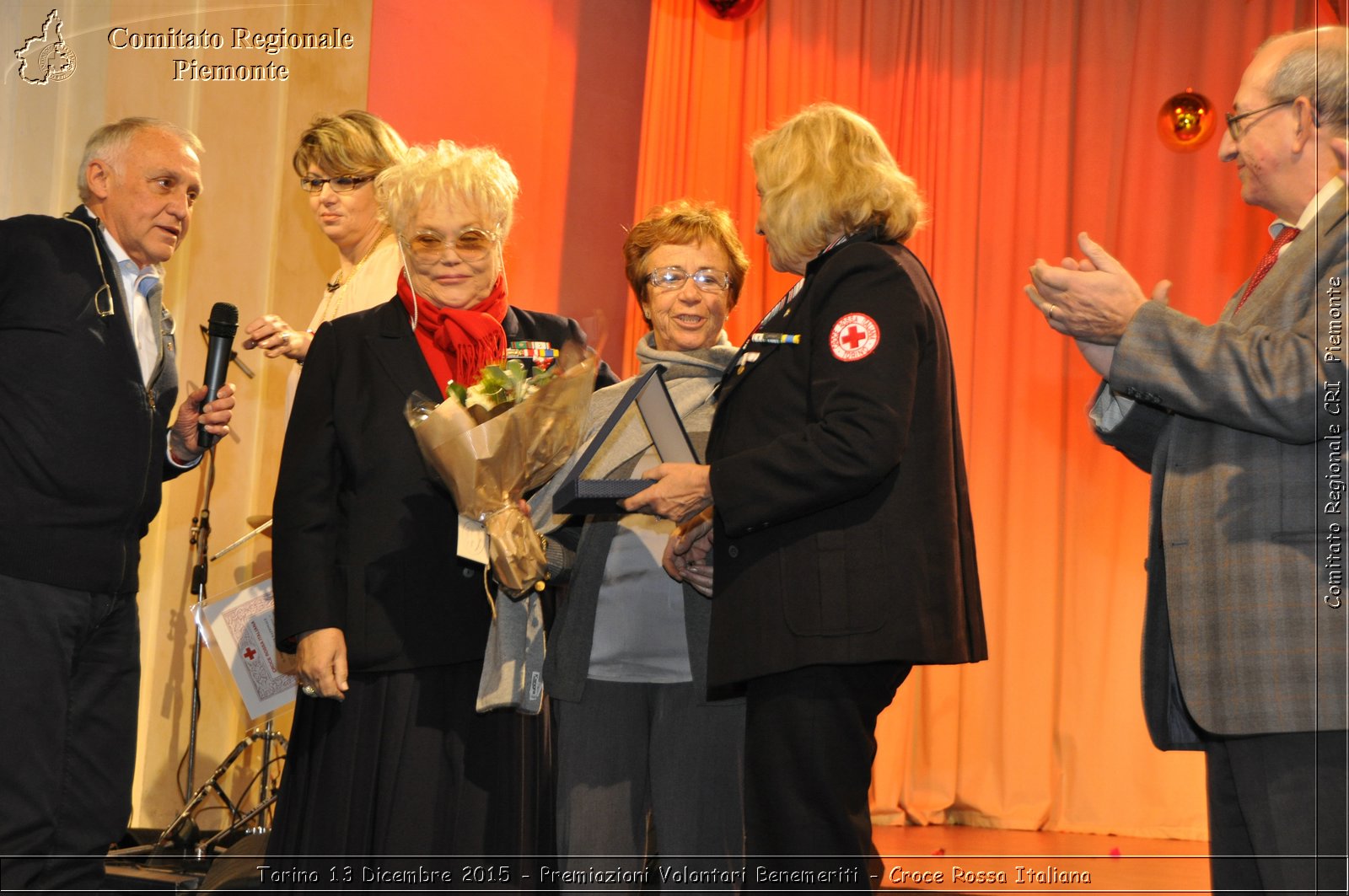 Torino 13 Dicembre 2015 - Premiazioni Volontari Benemeriti - Croce Rossa Italiana- Comitato Regionale del Piemonte