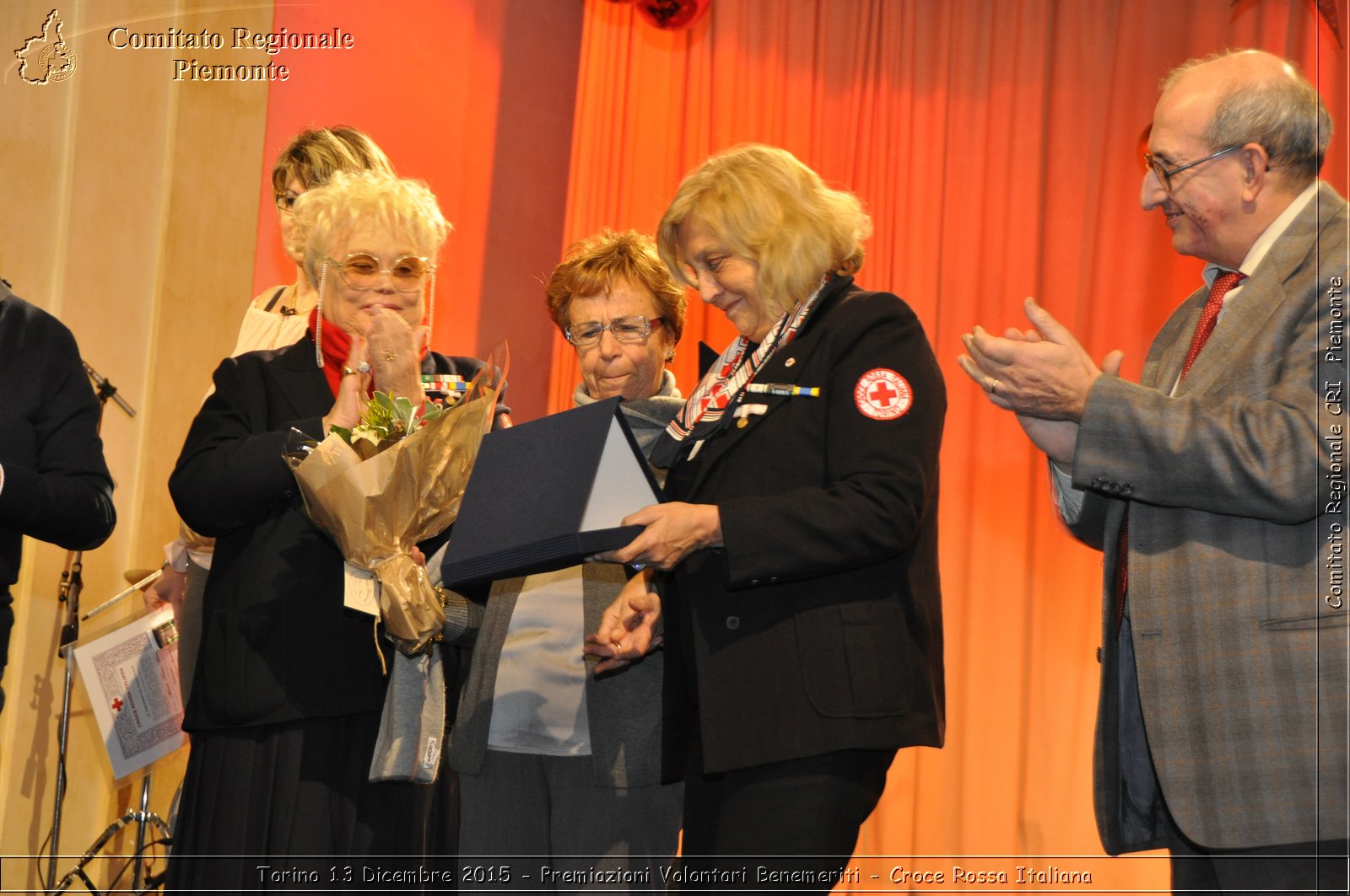 Torino 13 Dicembre 2015 - Premiazioni Volontari Benemeriti - Croce Rossa Italiana- Comitato Regionale del Piemonte