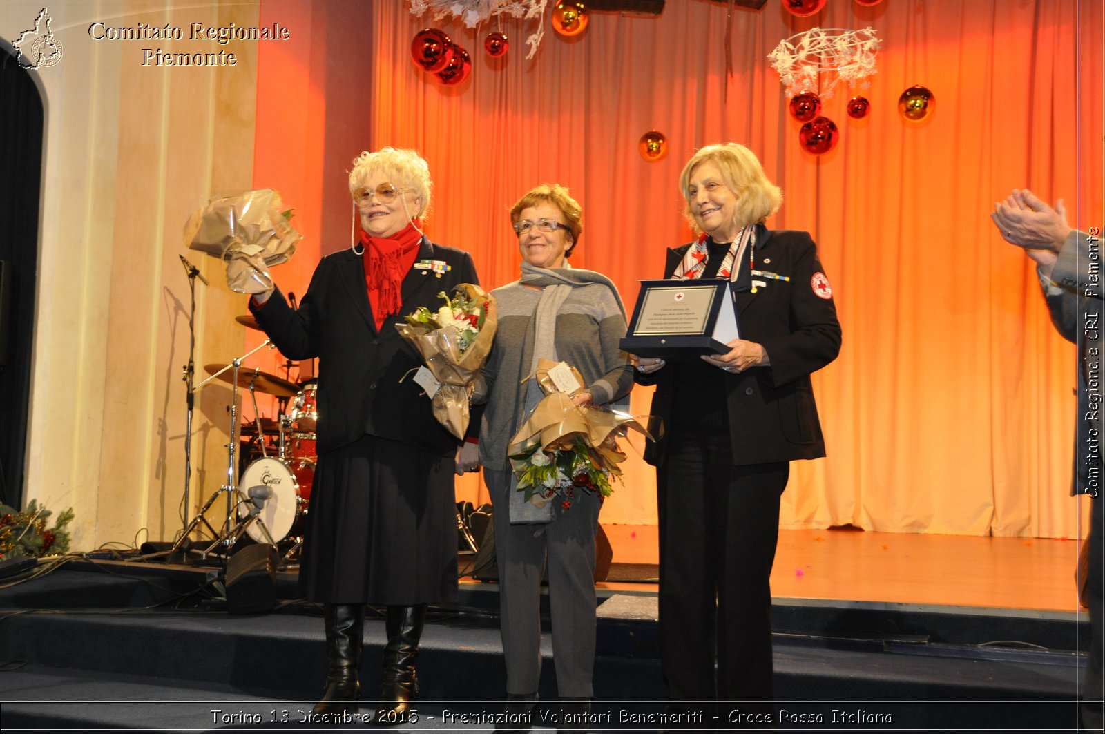 Torino 13 Dicembre 2015 - Premiazioni Volontari Benemeriti - Croce Rossa Italiana- Comitato Regionale del Piemonte