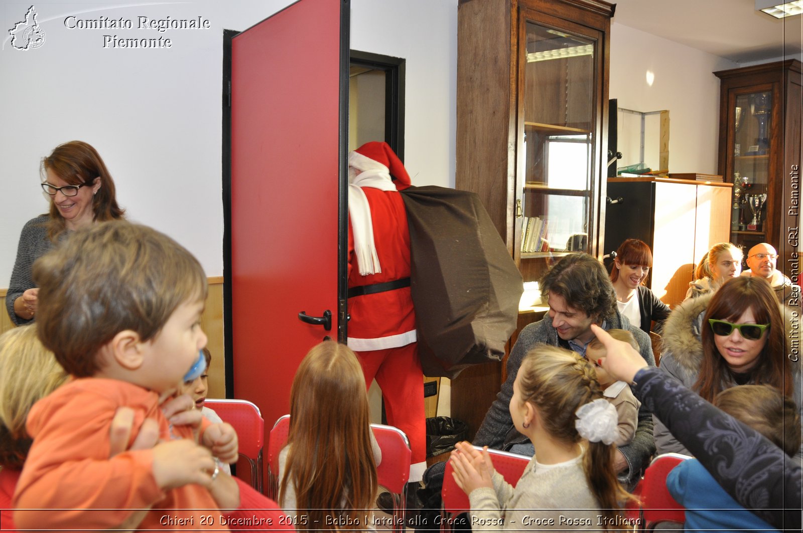 Chieri 20 Dicembre 2015 - Babbo Natale alla Croce Rossa - Croce Rossa Italiana- Comitato Regionale del Piemonte