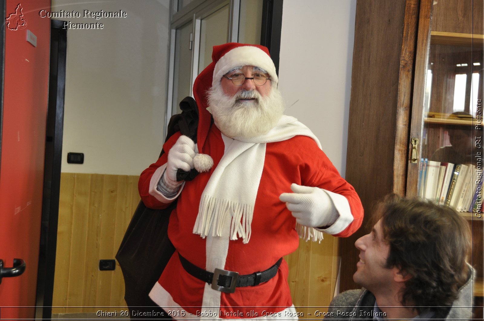 Chieri 20 Dicembre 2015 - Babbo Natale alla Croce Rossa - Croce Rossa Italiana- Comitato Regionale del Piemonte