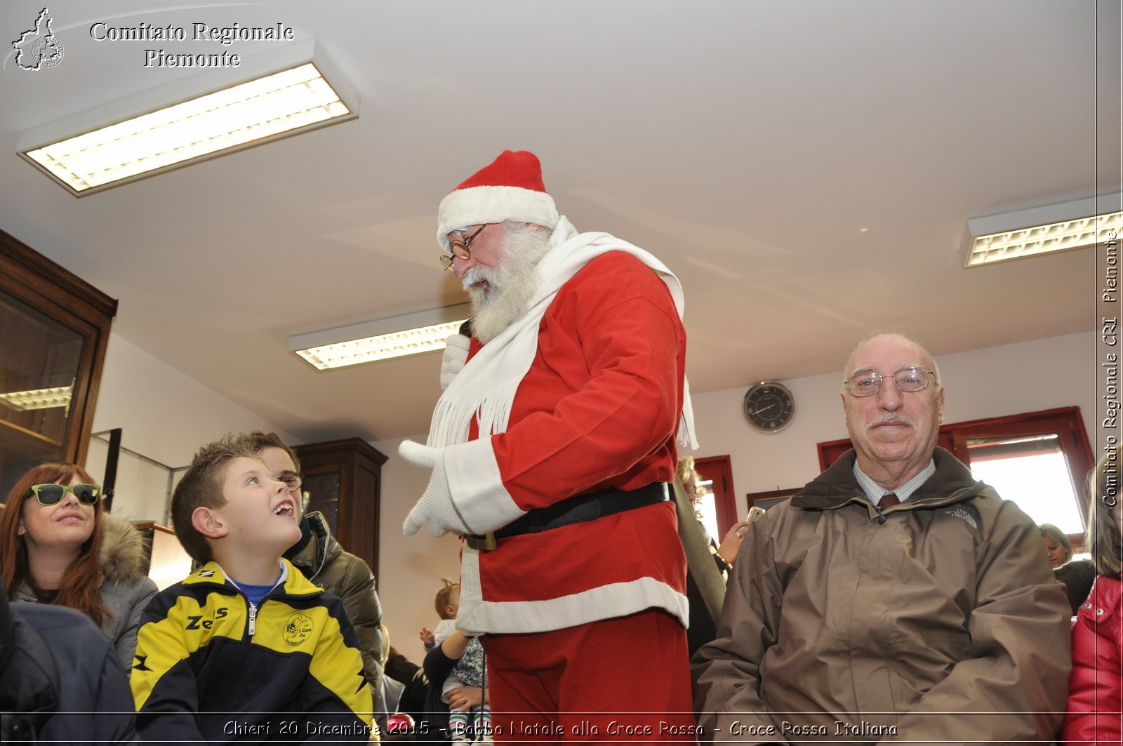 Chieri 20 Dicembre 2015 - Babbo Natale alla Croce Rossa - Croce Rossa Italiana- Comitato Regionale del Piemonte