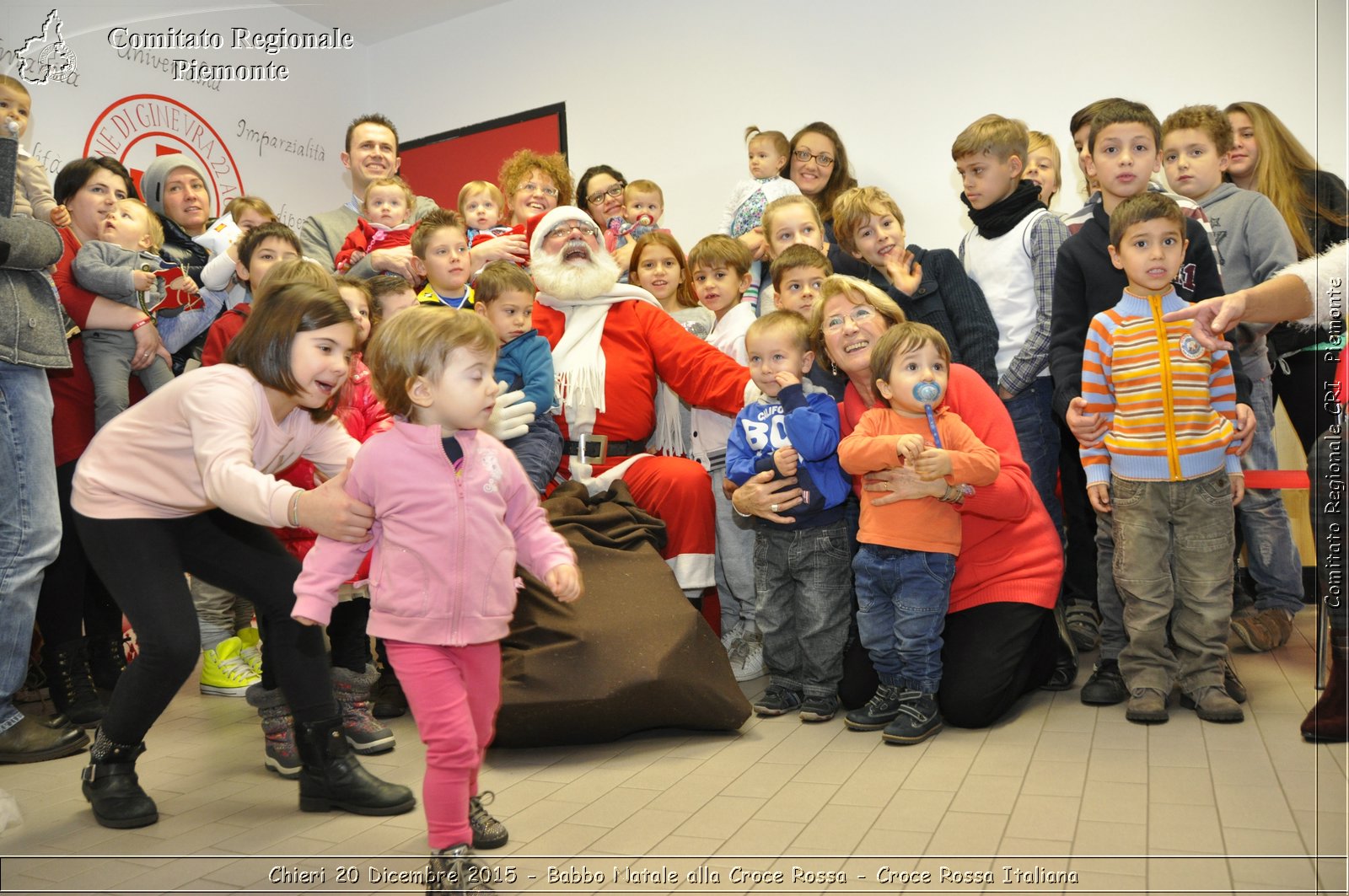 Chieri 20 Dicembre 2015 - Babbo Natale alla Croce Rossa - Croce Rossa Italiana- Comitato Regionale del Piemonte