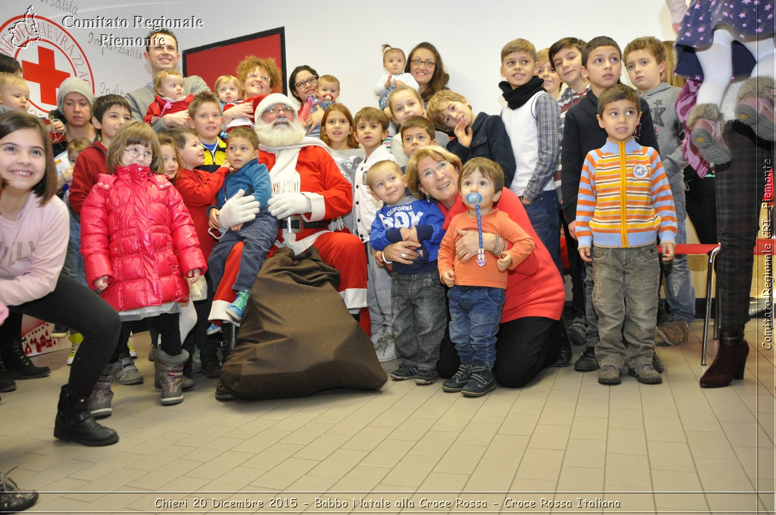 Chieri 20 Dicembre 2015 - Babbo Natale alla Croce Rossa - Croce Rossa Italiana- Comitato Regionale del Piemonte