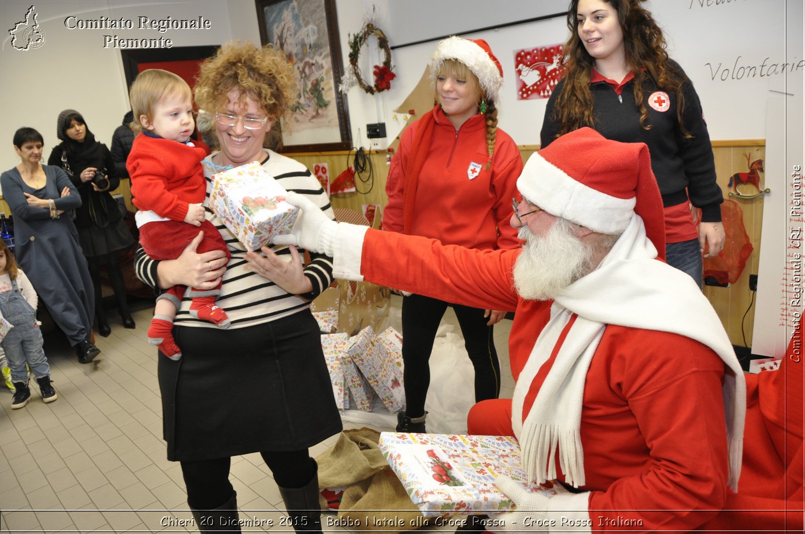 Chieri 20 Dicembre 2015 - Babbo Natale alla Croce Rossa - Croce Rossa Italiana- Comitato Regionale del Piemonte