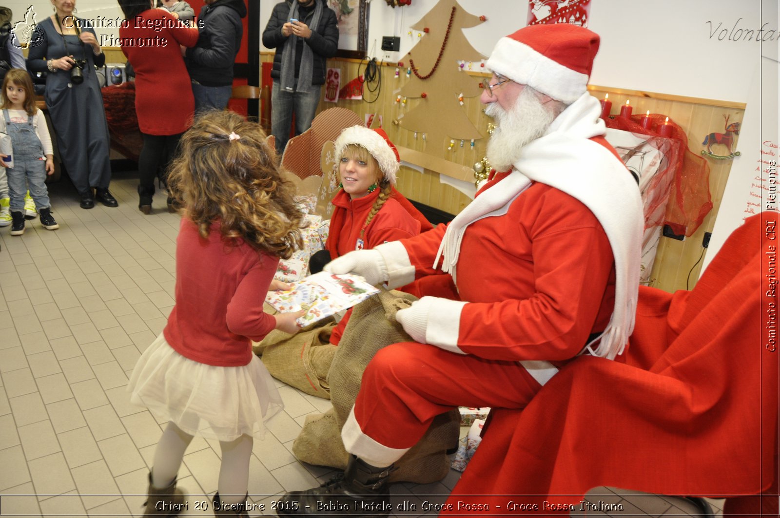 Chieri 20 Dicembre 2015 - Babbo Natale alla Croce Rossa - Croce Rossa Italiana- Comitato Regionale del Piemonte