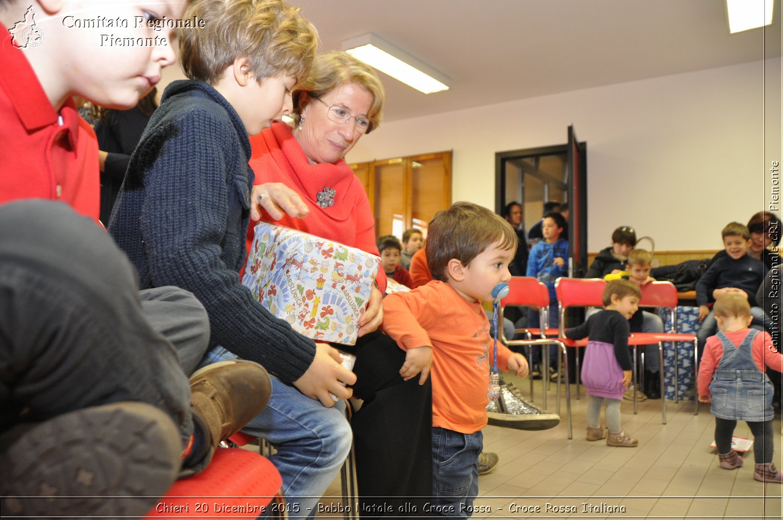 Chieri 20 Dicembre 2015 - Babbo Natale alla Croce Rossa - Croce Rossa Italiana- Comitato Regionale del Piemonte