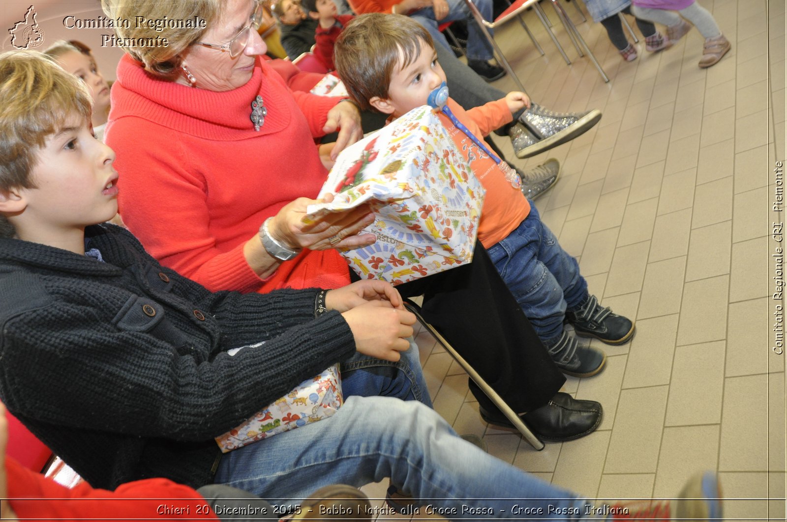 Chieri 20 Dicembre 2015 - Babbo Natale alla Croce Rossa - Croce Rossa Italiana- Comitato Regionale del Piemonte