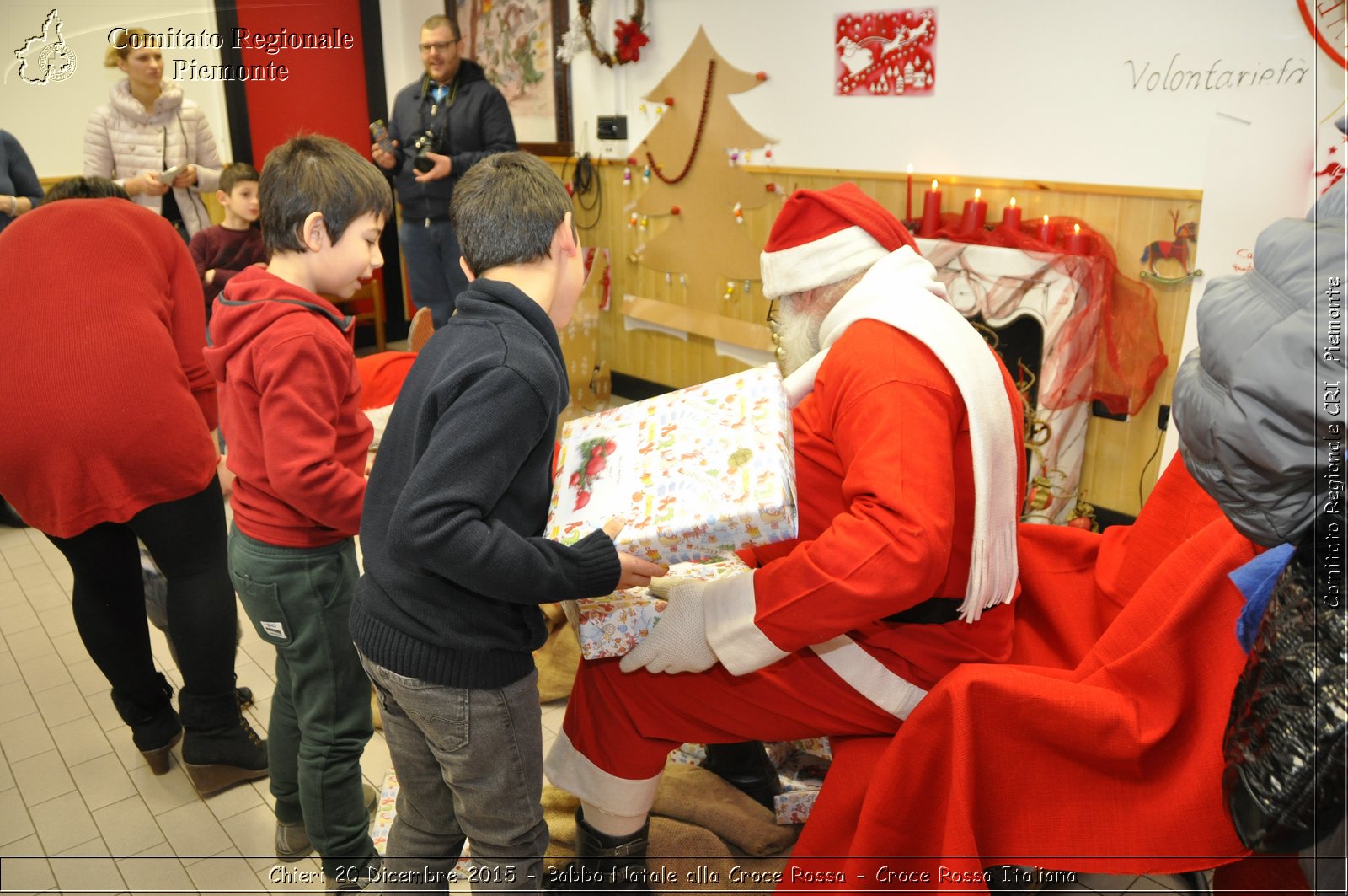 Chieri 20 Dicembre 2015 - Babbo Natale alla Croce Rossa - Croce Rossa Italiana- Comitato Regionale del Piemonte