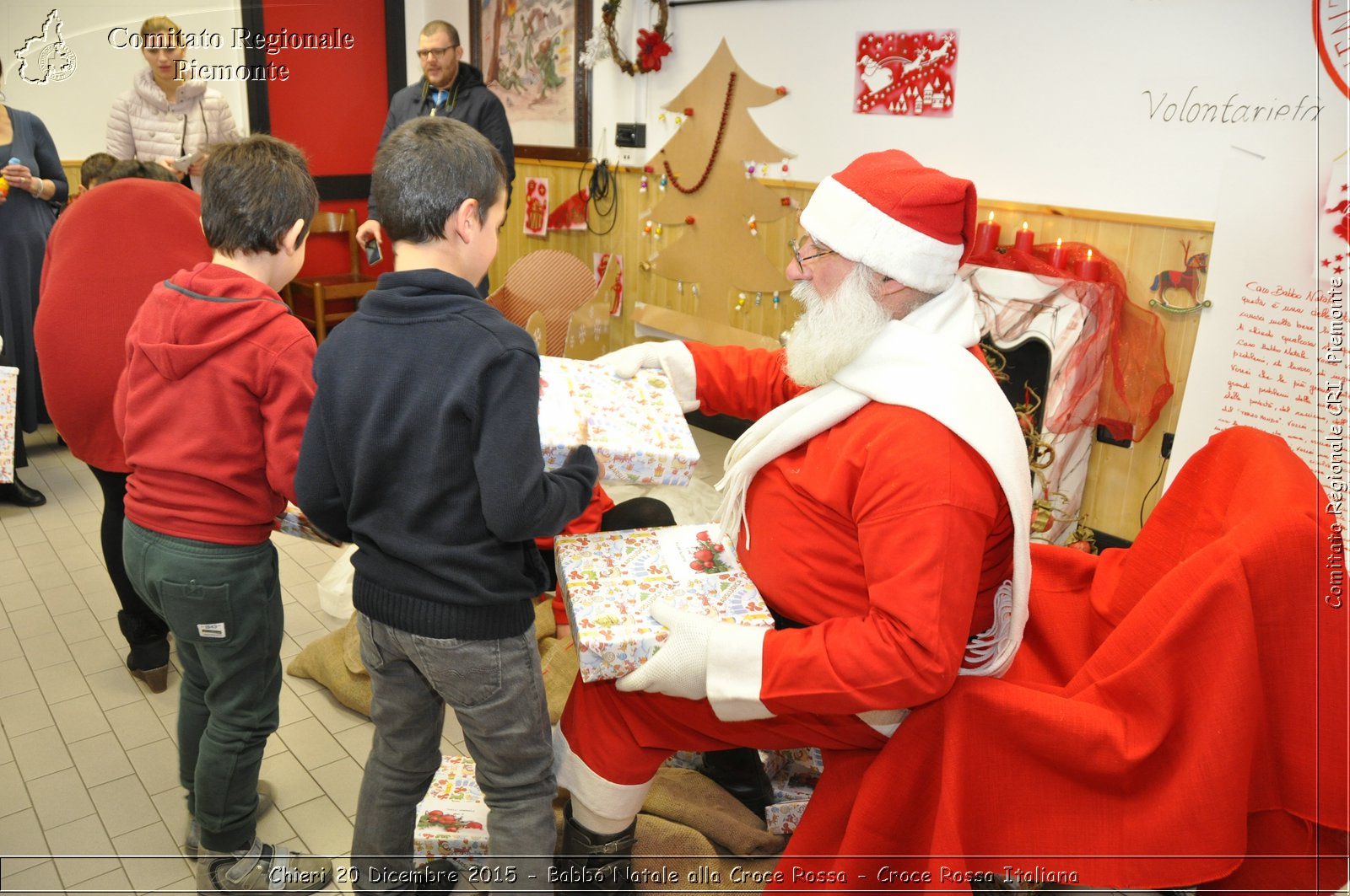 Chieri 20 Dicembre 2015 - Babbo Natale alla Croce Rossa - Croce Rossa Italiana- Comitato Regionale del Piemonte