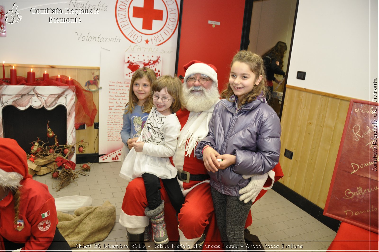 Chieri 20 Dicembre 2015 - Babbo Natale alla Croce Rossa - Croce Rossa Italiana- Comitato Regionale del Piemonte