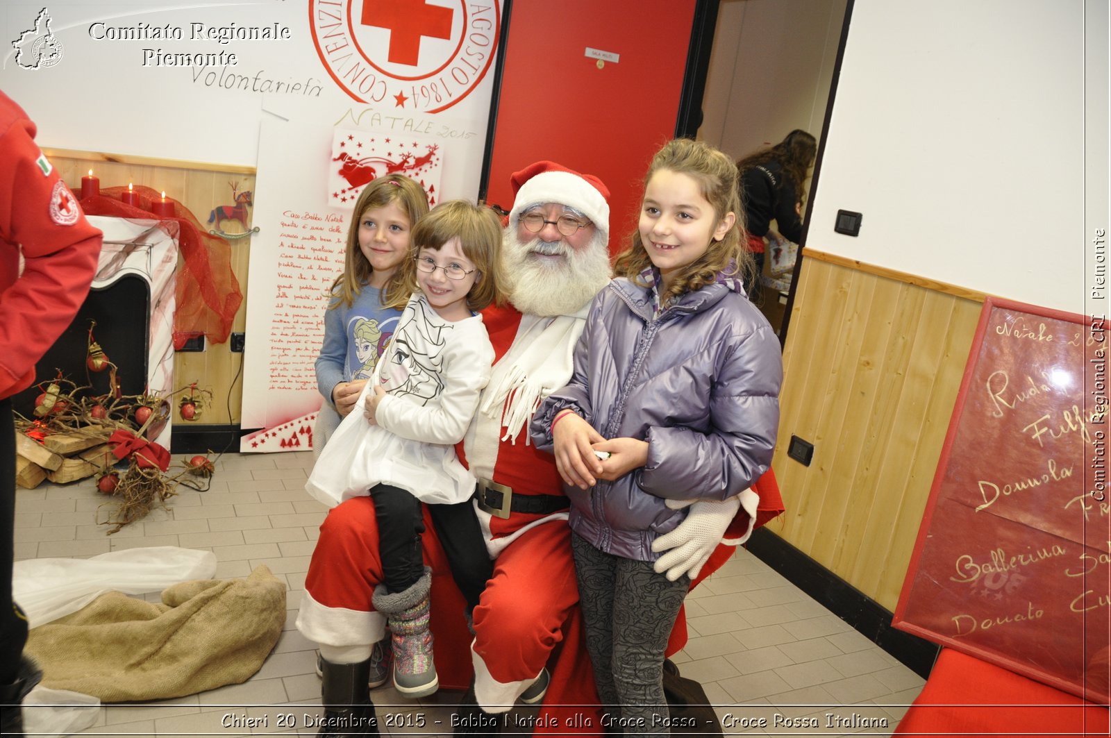 Chieri 20 Dicembre 2015 - Babbo Natale alla Croce Rossa - Croce Rossa Italiana- Comitato Regionale del Piemonte