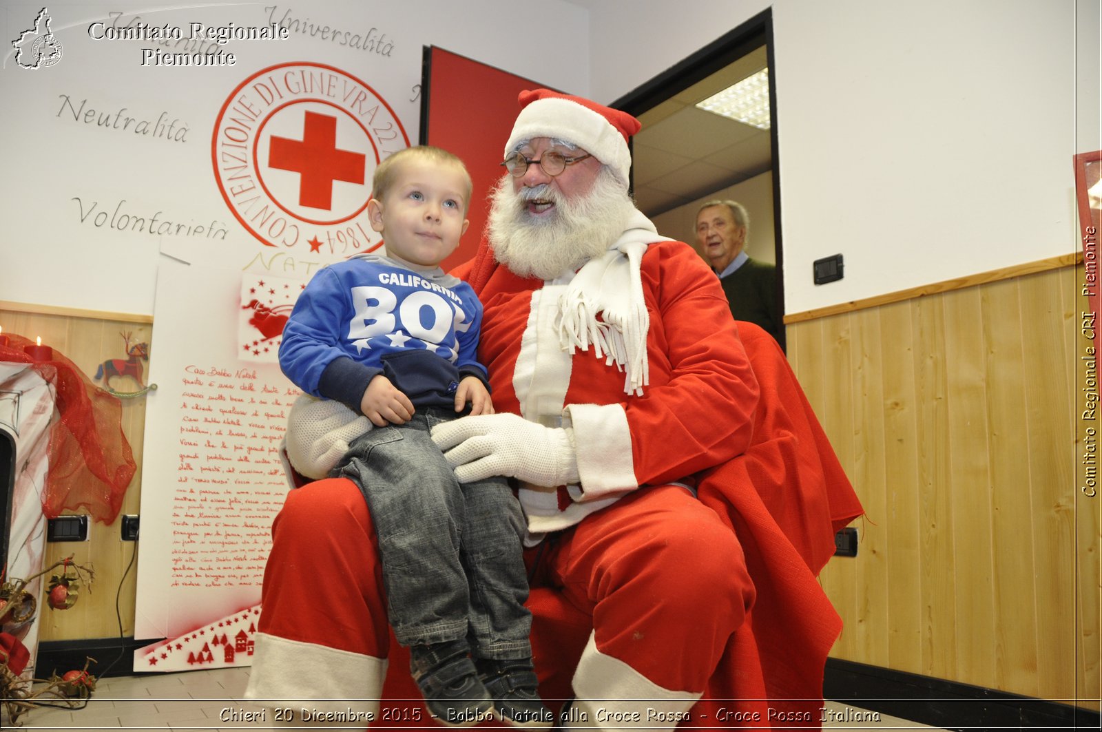 Chieri 20 Dicembre 2015 - Babbo Natale alla Croce Rossa - Croce Rossa Italiana- Comitato Regionale del Piemonte