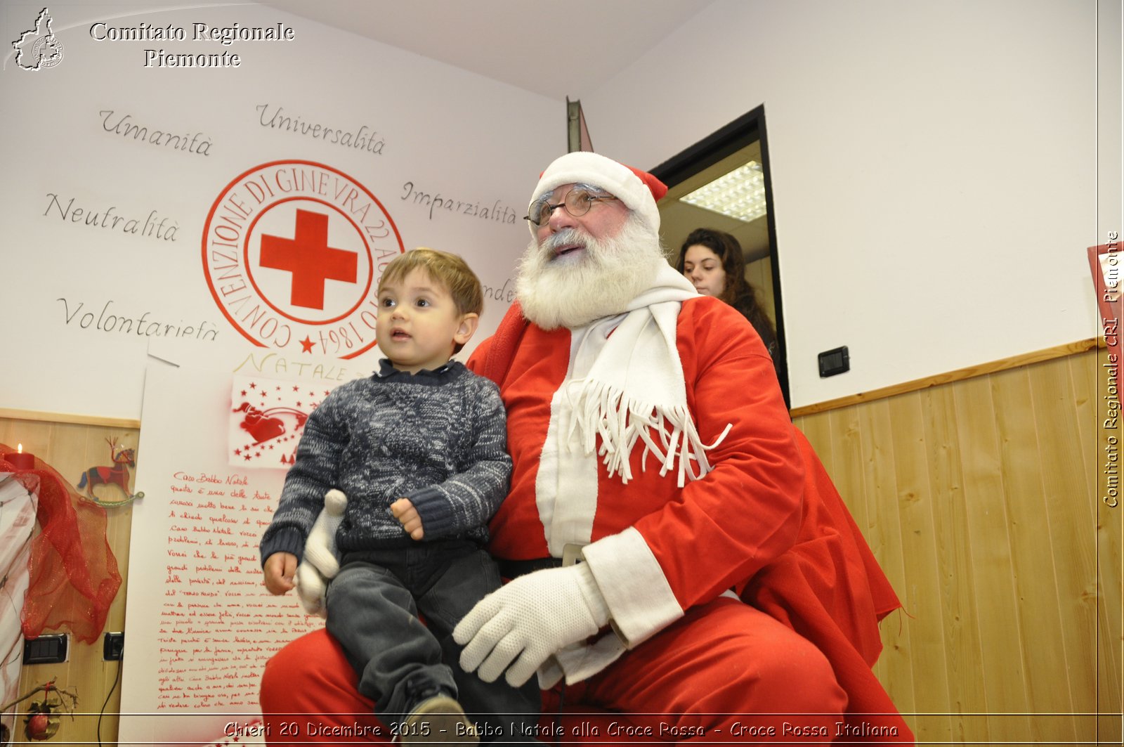 Chieri 20 Dicembre 2015 - Babbo Natale alla Croce Rossa - Croce Rossa Italiana- Comitato Regionale del Piemonte