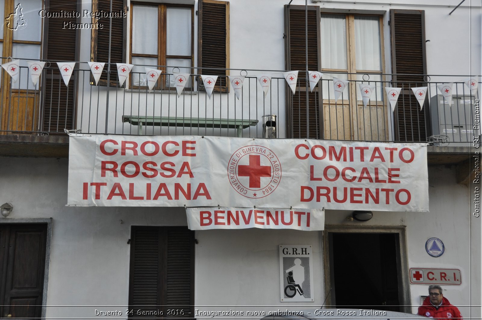 Druento 24 Gennaio 2016 - Inaugurazione nuova ambulanza - Croce Rossa Italiana- Comitato Regionale del Piemonte