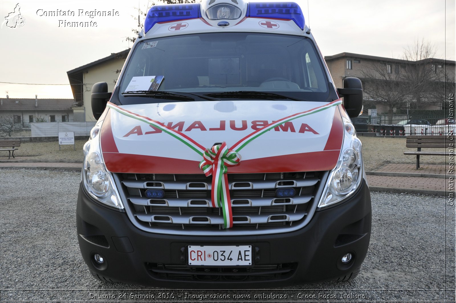 Druento 24 Gennaio 2016 - Inaugurazione nuova ambulanza - Croce Rossa Italiana- Comitato Regionale del Piemonte