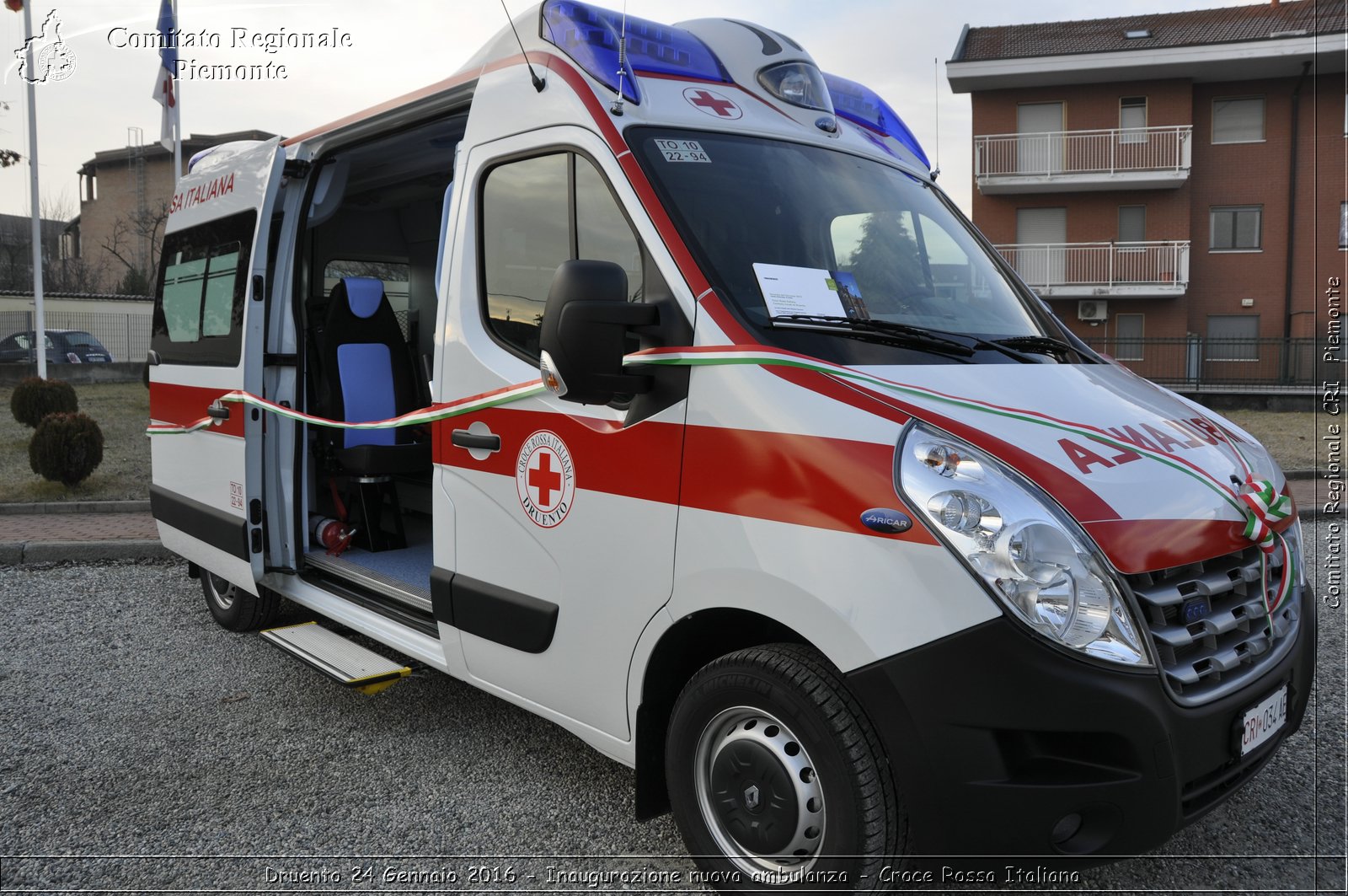 Druento 24 Gennaio 2016 - Inaugurazione nuova ambulanza - Croce Rossa Italiana- Comitato Regionale del Piemonte