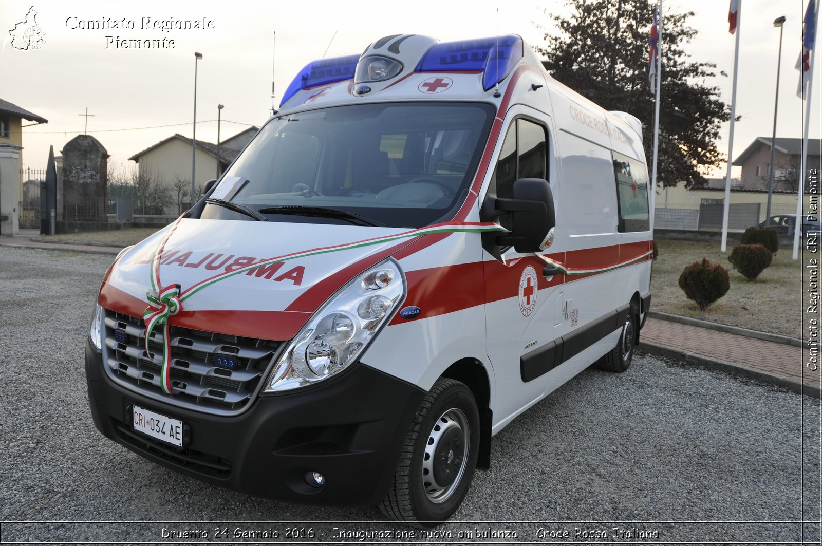 Druento 24 Gennaio 2016 - Inaugurazione nuova ambulanza - Croce Rossa Italiana- Comitato Regionale del Piemonte