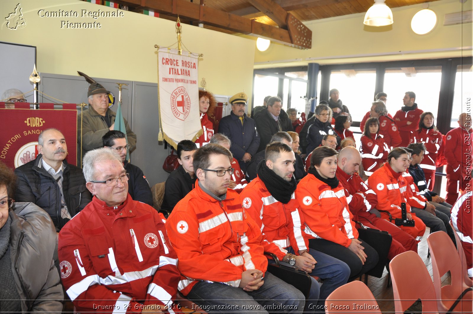 Druento 24 Gennaio 2016 - Inaugurazione nuova ambulanza - Croce Rossa Italiana- Comitato Regionale del Piemonte