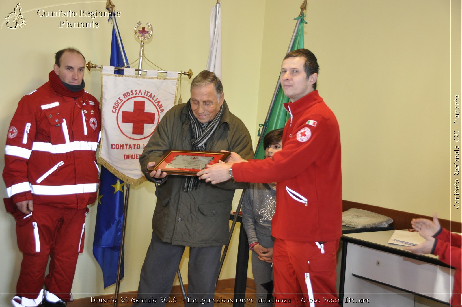 Druento 24 Gennaio 2016 - Inaugurazione nuova ambulanza - Croce Rossa Italiana- Comitato Regionale del Piemonte