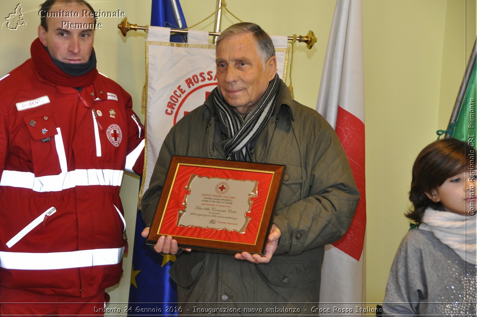 Druento 24 Gennaio 2016 - Inaugurazione nuova ambulanza - Croce Rossa Italiana- Comitato Regionale del Piemonte