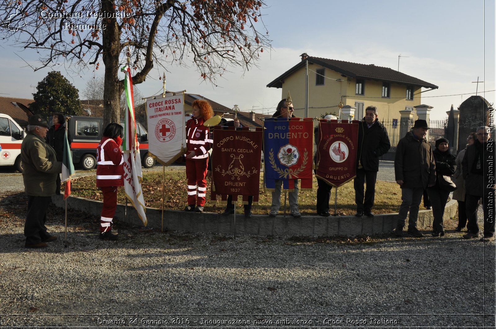 Druento 24 Gennaio 2016 - Inaugurazione nuova ambulanza - Croce Rossa Italiana- Comitato Regionale del Piemonte