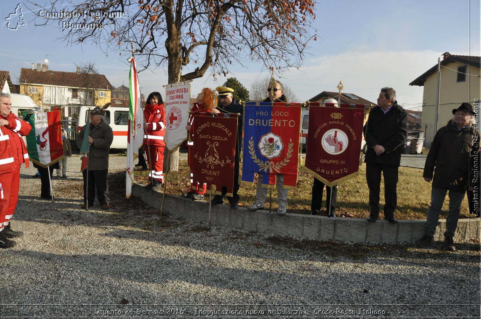 Druento 24 Gennaio 2016 - Inaugurazione nuova ambulanza - Croce Rossa Italiana- Comitato Regionale del Piemonte