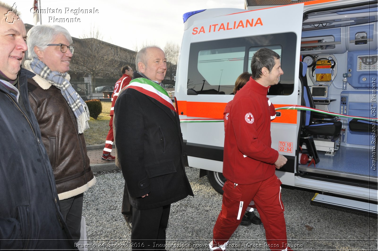 Druento 24 Gennaio 2016 - Inaugurazione nuova ambulanza - Croce Rossa Italiana- Comitato Regionale del Piemonte