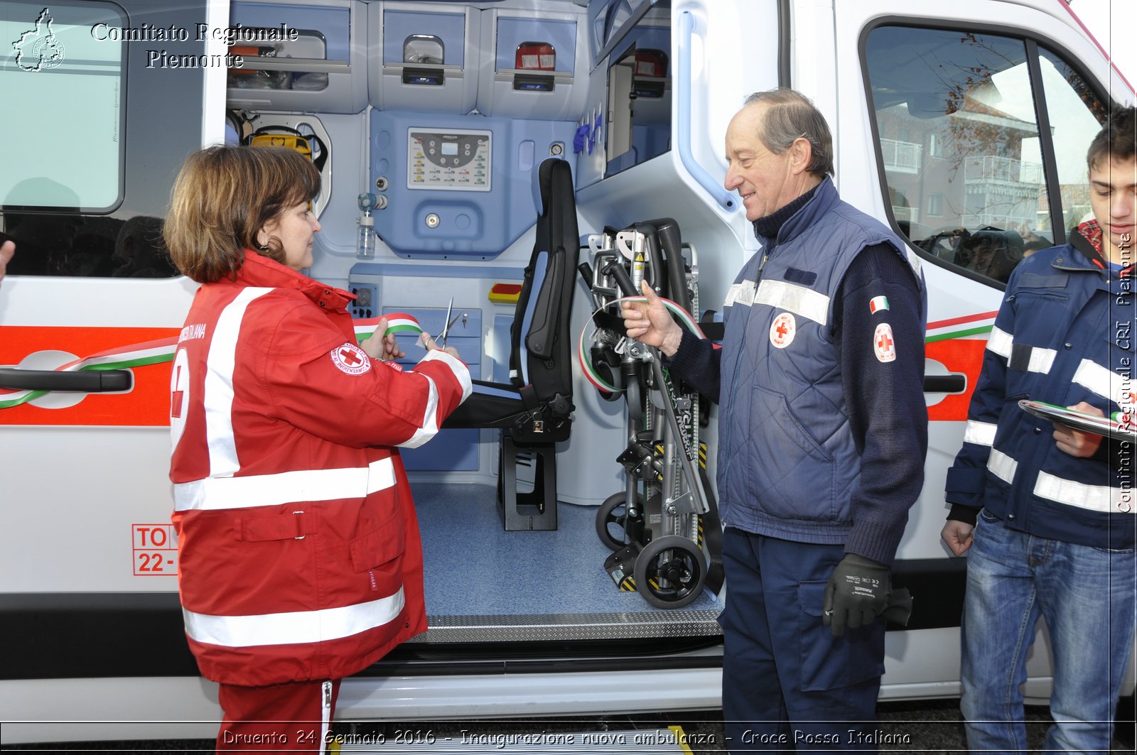 Druento 24 Gennaio 2016 - Inaugurazione nuova ambulanza - Croce Rossa Italiana- Comitato Regionale del Piemonte