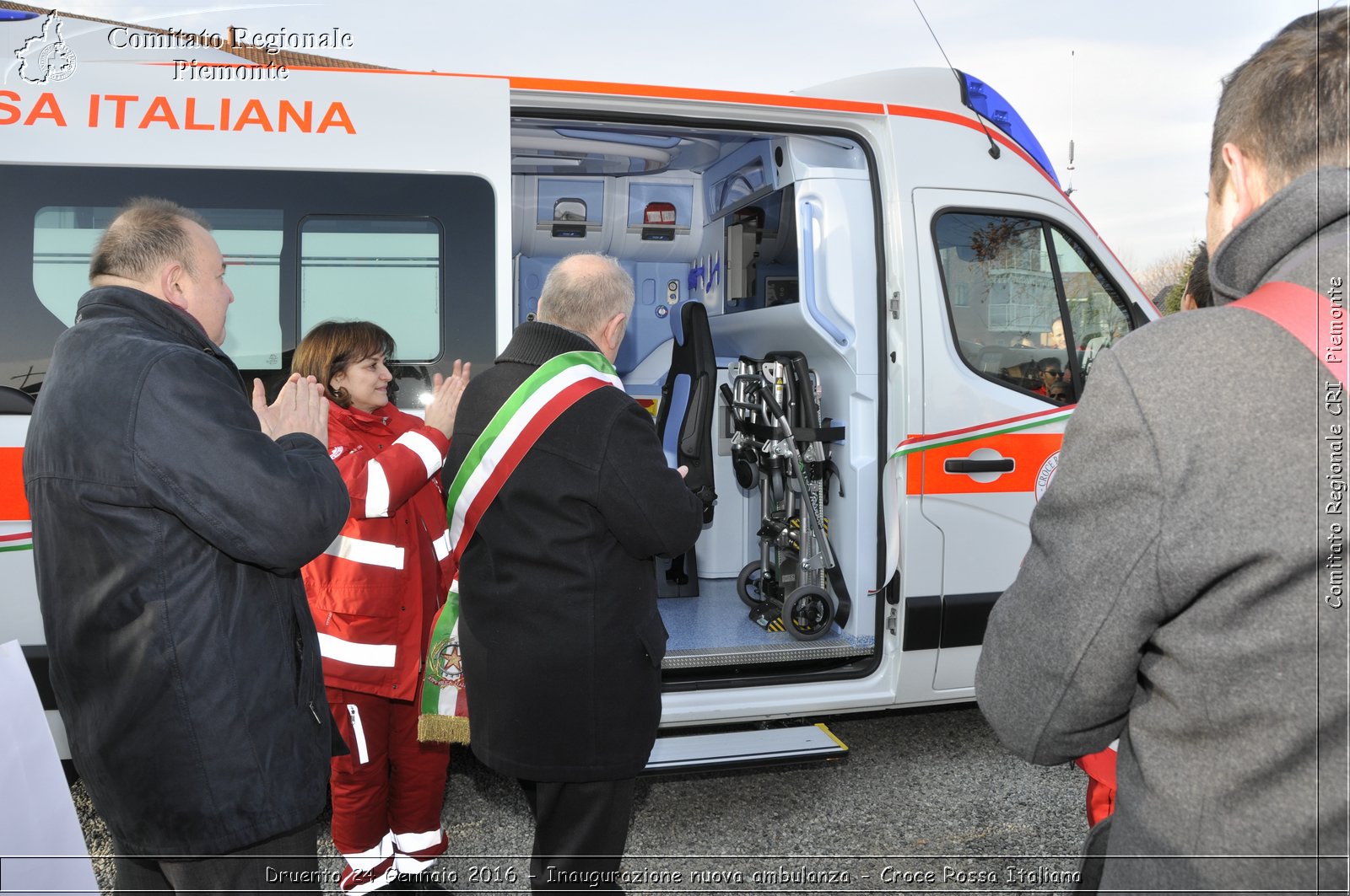 Druento 24 Gennaio 2016 - Inaugurazione nuova ambulanza - Croce Rossa Italiana- Comitato Regionale del Piemonte