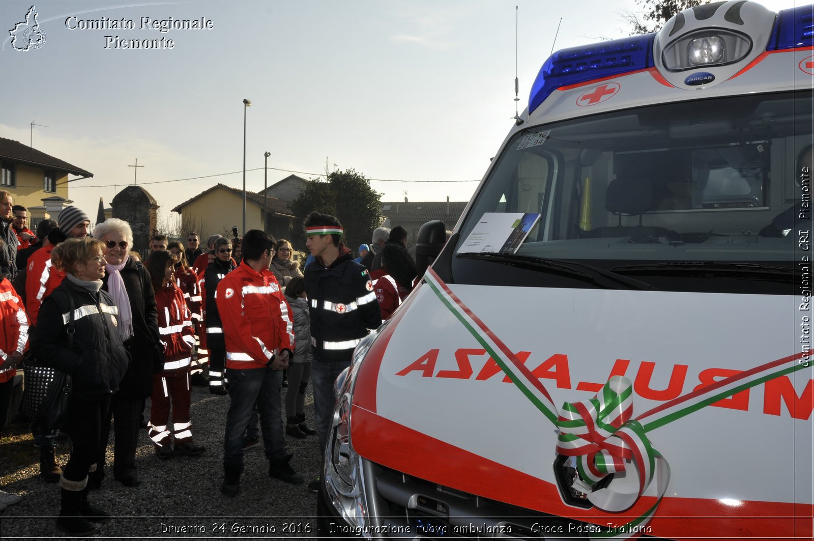 Druento 24 Gennaio 2016 - Inaugurazione nuova ambulanza - Croce Rossa Italiana- Comitato Regionale del Piemonte