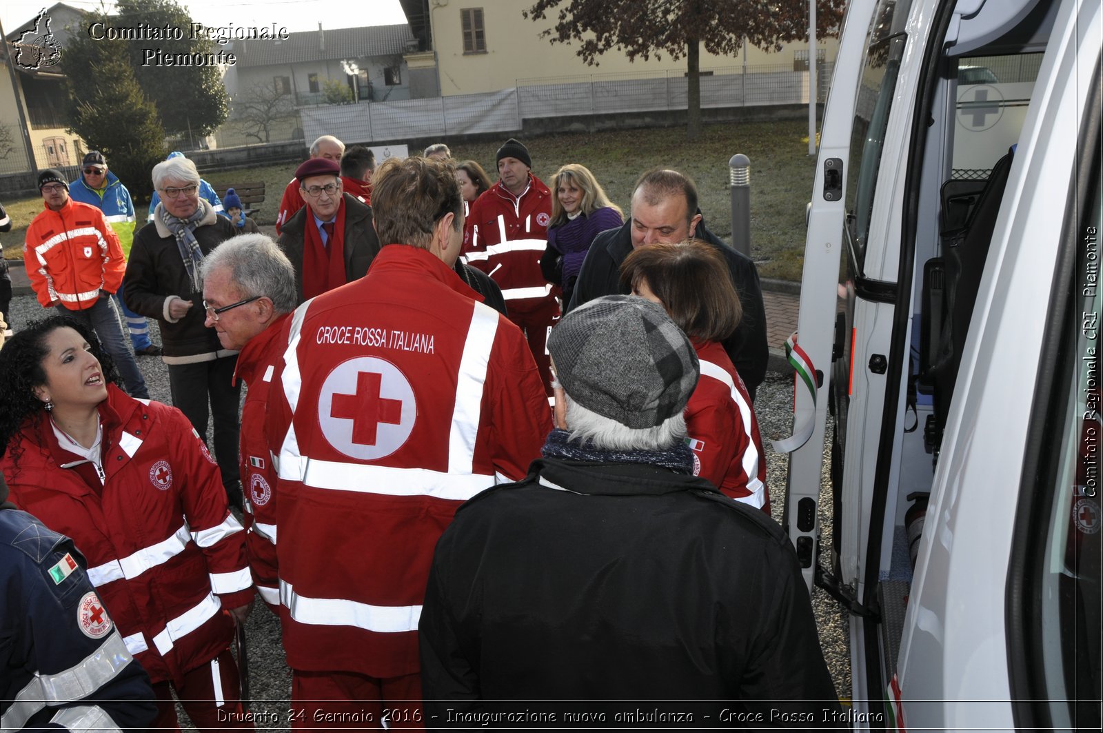 Druento 24 Gennaio 2016 - Inaugurazione nuova ambulanza - Croce Rossa Italiana- Comitato Regionale del Piemonte