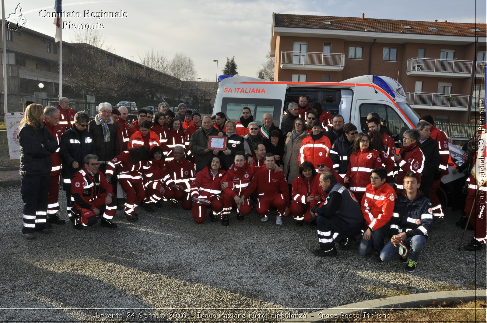 Druento 24 Gennaio 2016 - Inaugurazione nuova ambulanza - Croce Rossa Italiana- Comitato Regionale del Piemonte