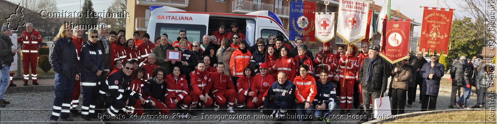 Druento 24 Gennaio 2016 - Inaugurazione nuova ambulanza - Croce Rossa Italiana- Comitato Regionale del Piemonte