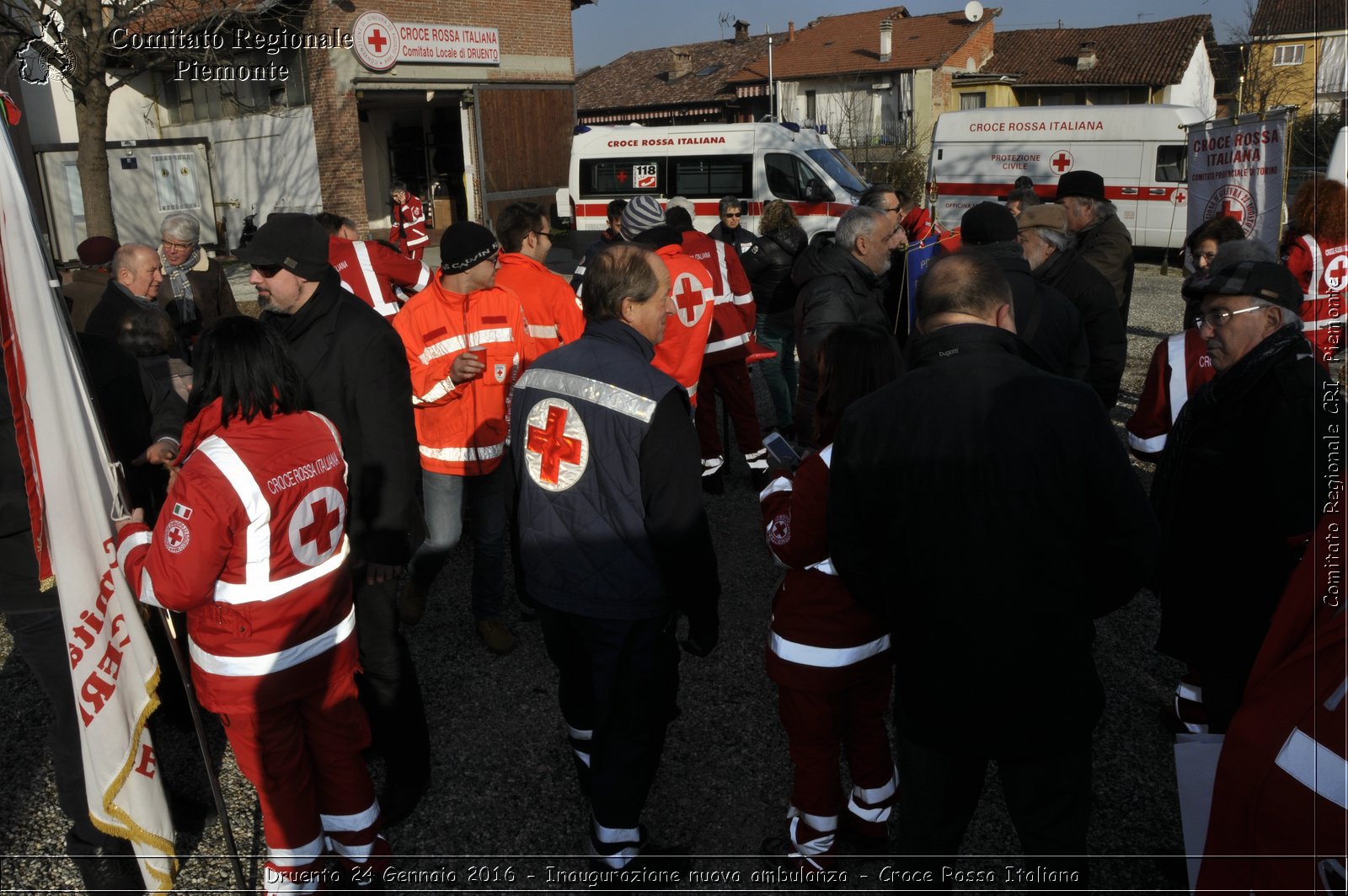 Druento 24 Gennaio 2016 - Inaugurazione nuova ambulanza - Croce Rossa Italiana- Comitato Regionale del Piemonte