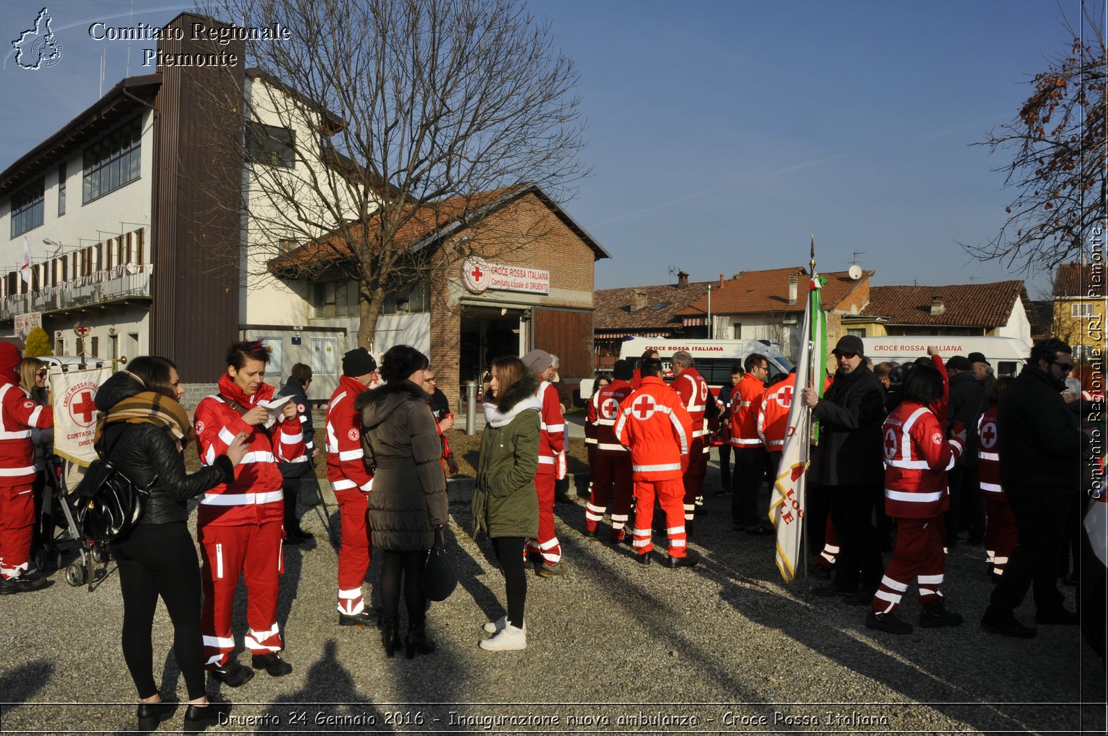 Druento 24 Gennaio 2016 - Inaugurazione nuova ambulanza - Croce Rossa Italiana- Comitato Regionale del Piemonte