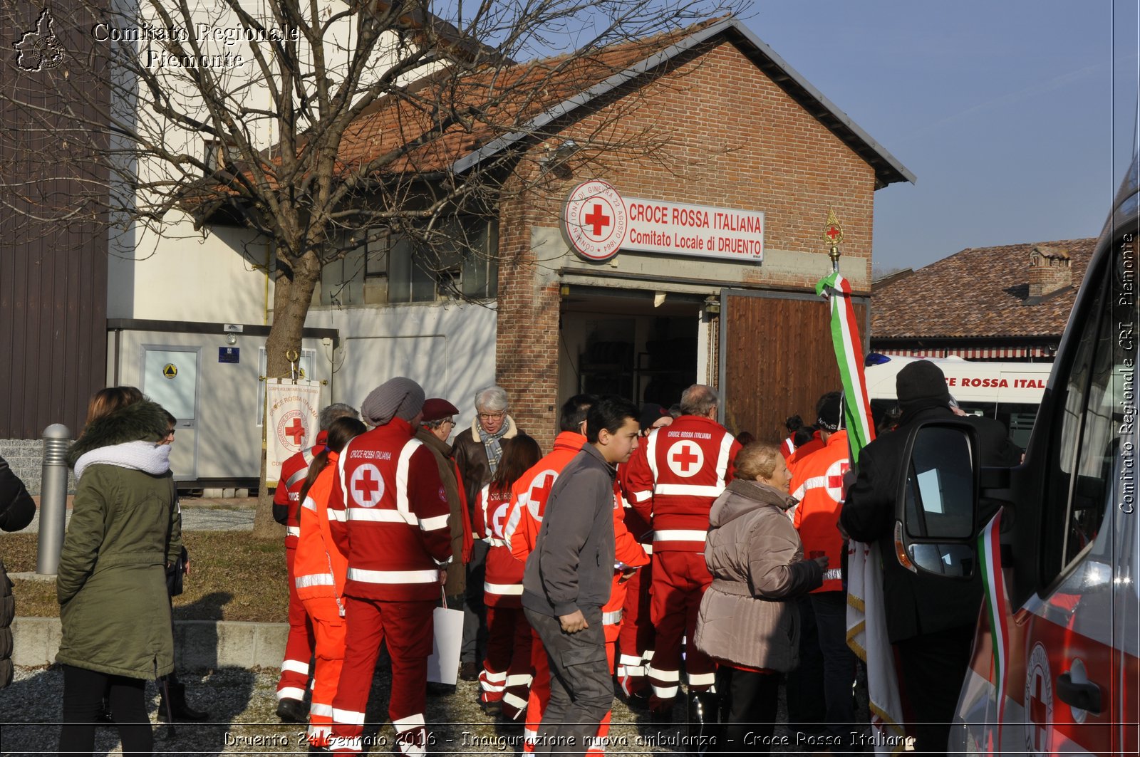 Druento 24 Gennaio 2016 - Inaugurazione nuova ambulanza - Croce Rossa Italiana- Comitato Regionale del Piemonte