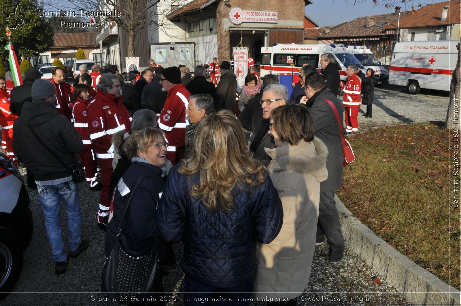 Druento 24 Gennaio 2016 - Inaugurazione nuova ambulanza - Croce Rossa Italiana- Comitato Regionale del Piemonte