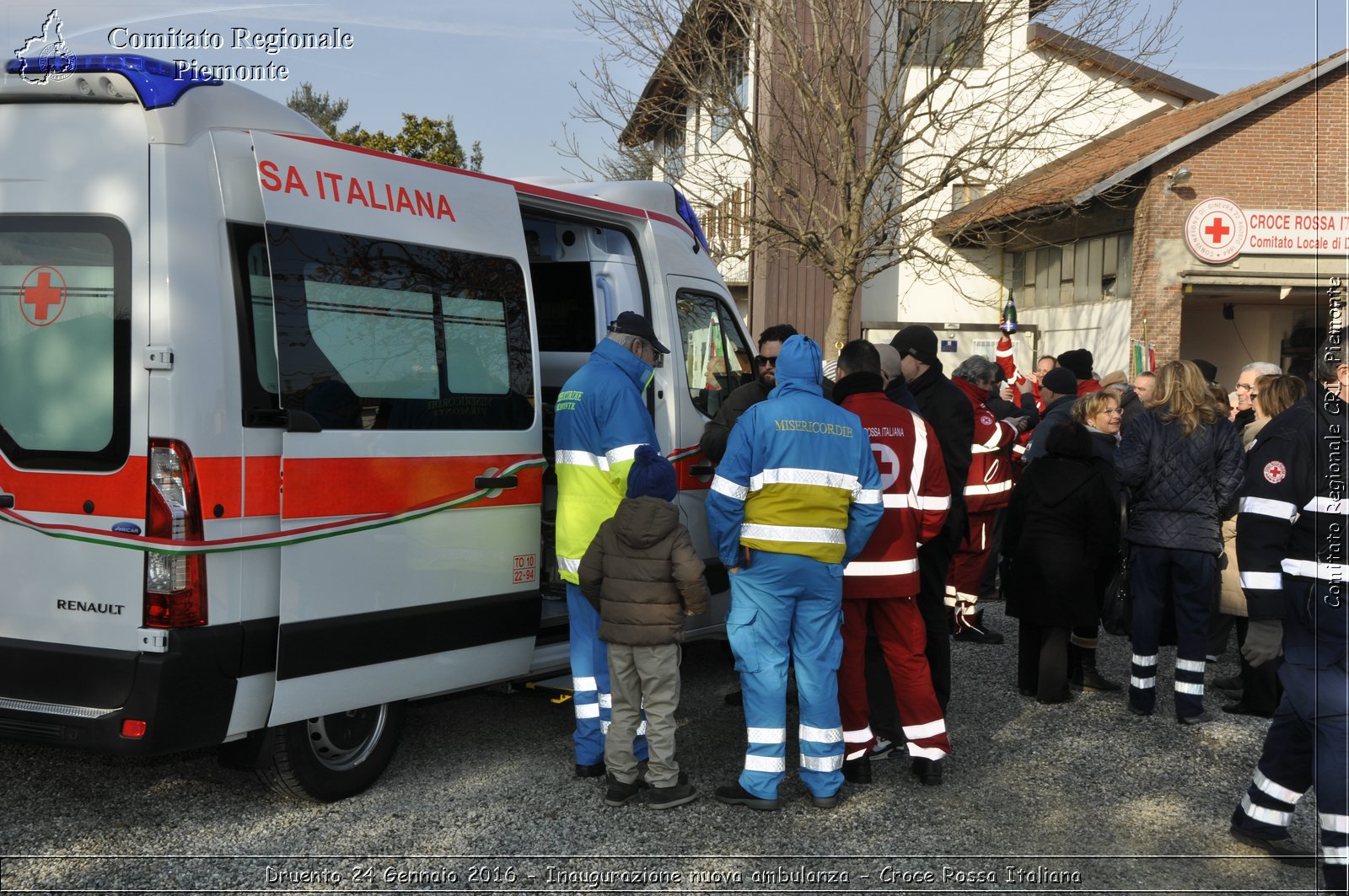 Druento 24 Gennaio 2016 - Inaugurazione nuova ambulanza - Croce Rossa Italiana- Comitato Regionale del Piemonte