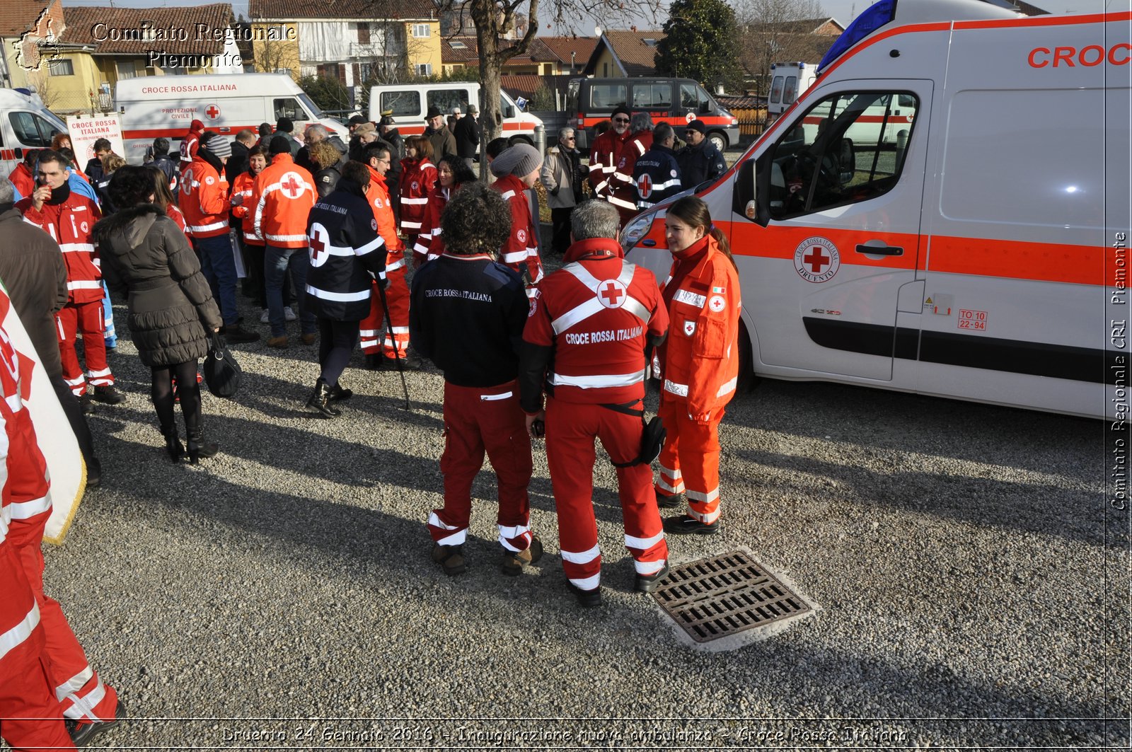 Druento 24 Gennaio 2016 - Inaugurazione nuova ambulanza - Croce Rossa Italiana- Comitato Regionale del Piemonte